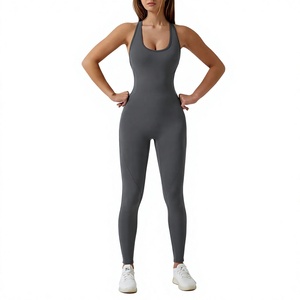 Mono de Yoga Casual para Mujer, Venta al por Mayor, Verano, Sin Mangas, Ajustado, Secado Rápido, Ecológico, Transpirable - Product Image 1