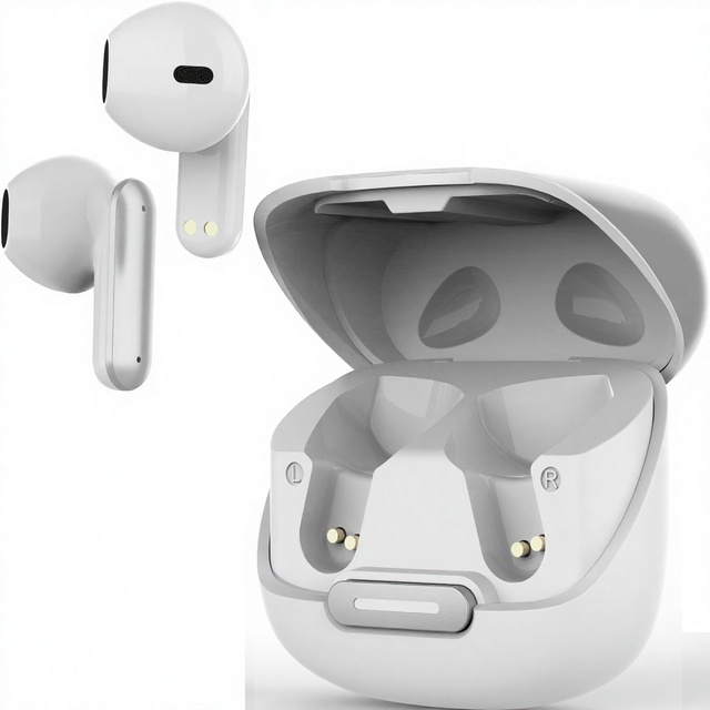 TWS Earbuds Noise Cancelling Headphones Stereo Sound Touch Control Semi-in-Ear for 5.4 IPX4 Waterproof LED JL Chipset