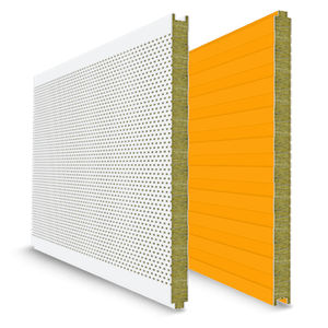 Đục lỗ đá LEN/âm thanh hấp thụ/Acoustic len khoáng Tấm bánh sandwich cho phòng thu âm phòng thu - Product Image 5