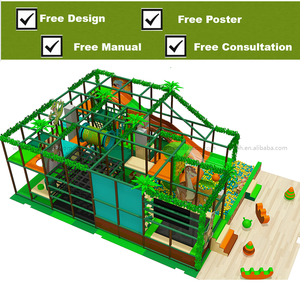 Aire de jeux intérieure à thème BAIHE Jungle populaire auprès des enfants en Indonésie Malaisie aux Philippines - Product Image 5