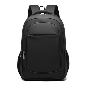 Laptop Backpack Large Capacity Multi Compartment Business Travel Unisex Solid Color 17 Inch <b>Computer</b> <b>Bag</b> - Product Image 5