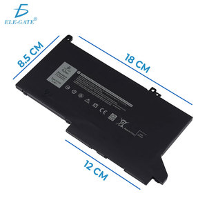 แบตเตอรี่แล็ปท็อปเดลล์ Dj1j0 42Wh 11.4V ใช้ได้กับละติจูด 12 7280 7185 7480 - Product Image 3
