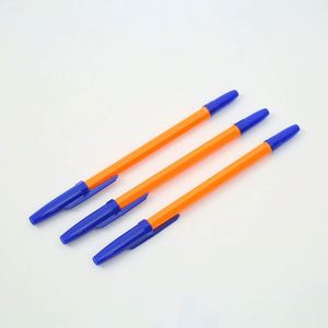 Bolígrafo Económico con Logotipo Personalizado, Impresión Digital, Plástico Amarillo de 1.0 mm con Estuche Transparente, para Oficina, Escuela, Estudiantes - Product Image 1
