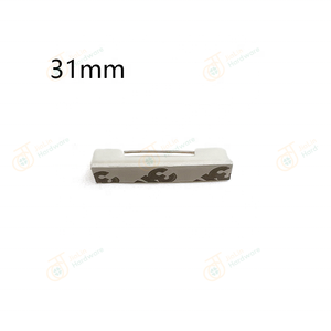 DIY製作 22mm 31mm 36mm ネームタグ ブローチ バックバッジ 白色プラスチック製 粘着式 安全ピン IDバッジ ネームタグ クラフト用 - Product Image 3