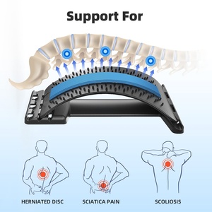 Correcteur de posture lombaire à 3 niveaux pour soulager les douleurs dorsales, étireur de dos, masseur lombaire, civière magique pour la santé et le fitness - Product Image 2