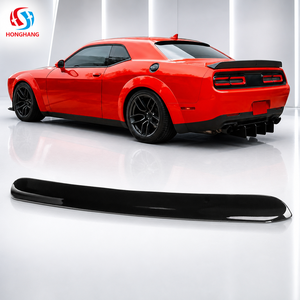 Aileron de toit arrière en ABS noir brillant pour <span class=keywords><strong>Dodge</strong></span> <span class=keywords><strong>Challenger</strong></span> 2008-2023, vente en gros d'usine, kit carrosserie pour vitre arrière - Product Image 1