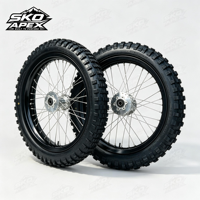 SKOAX Sur Ron Light Bee X LBX Talaria MX3 MX4 Ensemble de roues et pneus tout-terrain de 19/16 pouces pour moto électrique tout-terrain 70/100-19 & 90/100-16