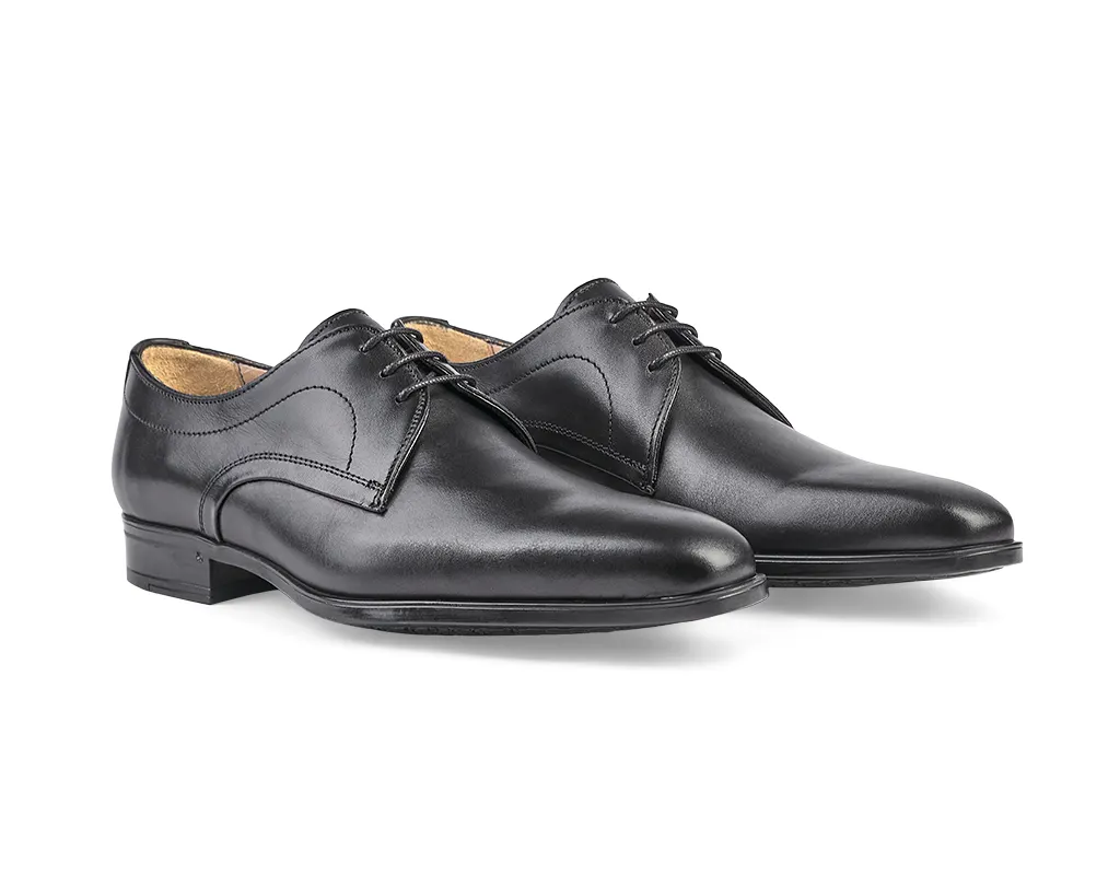 Italy Classic Modern Formal Durable Lace-Up Shoes Luxury Handmade Leather Black Men Shoes 2022