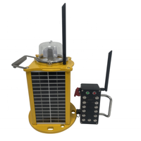 JCL510-S-RE-XX Lumière de bord de piste solaire portable radiocommandée à LED, Lumière solaire de sol d'aéroport, Lumière solaire de piste