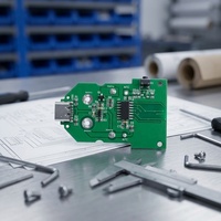 Carte de circuit imprimé PCBA personnalisée pour recourbe-cils électrique avec carte de commande et schéma de soudage