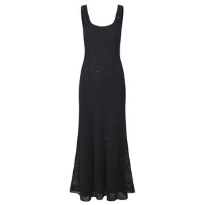 Nouvelle Collection Été 2026 : Robe Longue en Maille Sans Manches, <span class=keywords><strong>Élégante</strong></span>, Amincissante <span class=keywords><strong>et</strong></span> Flatteuse pour la Silhouette, avec Encolure <span class=keywords><strong>Ronde</strong></span> - Product Image 3