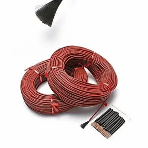 10 to 100 Meters New Infrared 12K Floor Warm Heating Cable 33ohm/m Carbon Fiber Heating Wires heating wire coil