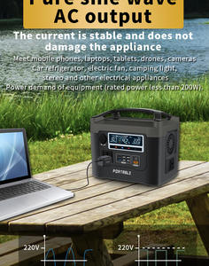 สถานีไฟฟ้าพกพา 600W คลื่นไซน์บริสุทธิ์ เครื่องกำเนิดพลังงาน<span class=keywords><strong>แสงอาทิตย์</strong></span> MPPT แบตเตอรี่ LiFePO4 สำหรับตั้งแคมป์ ใช้ในบ้าน กรณีฉุกเฉิน ทำงานกลางแจ้ง - Product Image 3