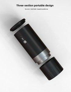 Moulin à café électrique portable <span class=keywords><strong>silencieux</strong></span> 2025, petit moulin à café manuel pour expresso, <span class=keywords><strong>cafetière</strong></span> électrique de haute qualité - Product Image 2