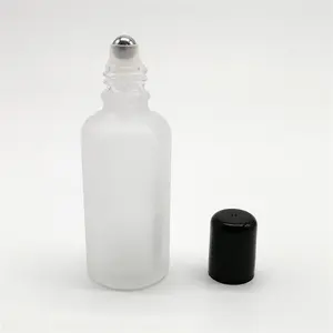 Botella de vidrio helado de 5ml, 10ml, 15ml, 30ml para aceite de Perfume congelado, cuentagotas esencial para uso cosmético o aceites esenciales de laboratorio de química
