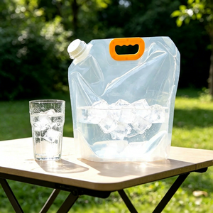 Bolsa con boquilla resellable de 2.5L de tamaño personalizado para snacks de mascotas, empaque personalizado - Product Image 1