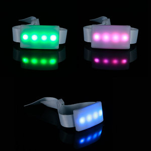 Braccialetti LED con Luce Attivata dalla Musica e dalla Voce, Controllo DMX, Bracciali Luminosi per Eventi Sportivi - Product Image 2