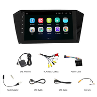 Autoradio Android 15 pour VW Magotan 2016-2019, Navigation GPS, Cartes 3D, Trafic en direct, CarPlay sans fil, Écran tactile 10 pouces