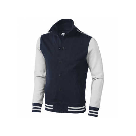 Varsity College Unisex Hooded Leather Jacket Zippered Closure Genuine Leather Embroidered Chenille Pattern Streetwear Style XS