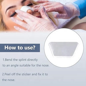 Attelle nasale en aluminium pour rhinoplastie, fixation <span class=keywords><strong>externe</strong></span> orthopédique pour fracture du nez, support de pont nasal - Product Image 5