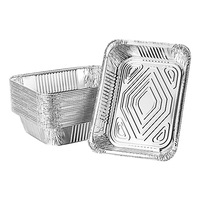 9x13" Aluminum Pans Half Size Steam Table Deep Pans Tin Foil Containers with Foil Lids Chafing Dish Buffet Catering Rec32267f