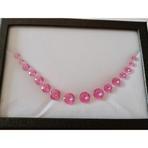 Zafiro rosa cultivado en laboratorio, corte redondo, piedra suelta de calidad premium para la fabricación de joyas artesanales - Product Image 6