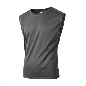 Chaleco Deportivo de Verano para Hombre, Talla Europea, Tejido de Malla, Ajustado, para Fitness, Running, con Rayas Verticales - Product Image 3