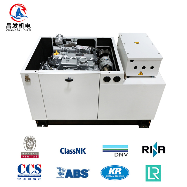 High-Performance 15kVA 230V 50Hz 12V DC Electric Start Silent Diesel Generator for Marine Use