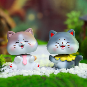 Nueva Figura Decorativa de Gato Guardián con Cabeza Oscilante, Linda y Adorable, de la Serie Guardian Cat Tribe 3, una Artesanía Creativa y Exquisita de Resina para Venta al Por Mayor - Product Image 2