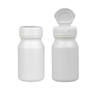 Conteneur pour capsules pour animaux de compagnie, 100 ml, vide, pour le remplissage de capsules de vitamines, emballage en bouteille en plastique