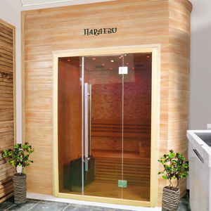 Mini <span class=keywords><strong>Sauna</strong></span> Interior Tradicional para 2 Personas con Control <span class=keywords><strong>WIFI</strong></span>, Cuartos de Spa, Calentamiento Rápido y Bajo Consumo de Energía - Product Image 4