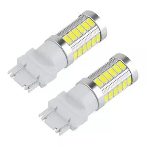 Bevinsee 2x Achterlicht 12V 6000K 3157 33 Smd Led Auto Richtingaanwijzer Achteruitrijlampen