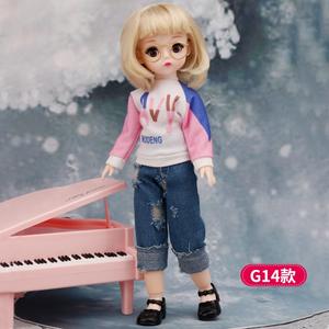 Djd — poupées avec vêtements à la mode 4D yeux pour filles, 23 boules articulées, 30 <span class=keywords><strong>CM</strong></span>, tête en plastique, ensemble complet, jouets pour enfant, cadeau, collection 1/6, - Product Image 3