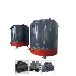 Groundnut shell charcoal making machine /Best charcoal cabonization furnace for sale /Indoor charcoal making stove