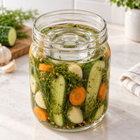 Kits de bocaux Mason avec poignée ergonomique et poids en verre pour la fermentation des légumes, pour bocaux à large ouverture, idéaux pour les cadeaux