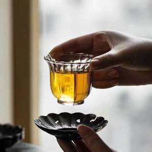 Tazza in Vetro Trasparente da 80ml con Design a Petali di Fiori per <span class=keywords><strong>Caffè</strong></span> <span class=keywords><strong>e</strong></span> Tè - Product Image 6