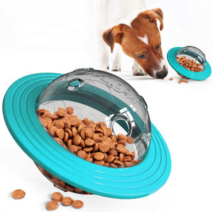 Hot Pet Supplies <strong>Dog</strong> Interactive IQ Training Food Leaky <strong>Toys</strong> Slow Feeder UFO Plastic Slow-eating <strong>Toy</strong> for Medium <strong>Dogs</strong> - Product Image 1