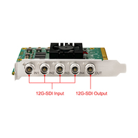 TC210N5SDI 4 canales 12G 6G 3G SDI entrada 1 Ch 12G-SDI salida 8K 4K60fps 2K 1080p tarjeta de captura y salida de transmisión en vivo