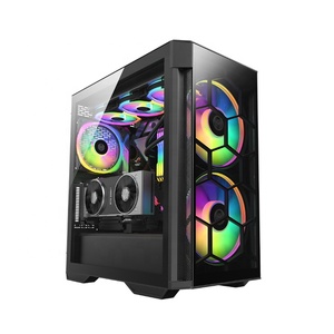 Boîtier de jeu <span class=keywords><strong>tour</strong></span> complète puissant pour ordinateur de bureau avec panneau en verre trempé et grille métallique, logo personnalisé, vente chaude, <span class=keywords><strong>PC</strong></span> <span class=keywords><strong>Gamer</strong></span> ATX EATX - Product Image 6