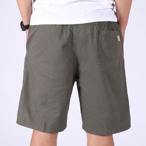กางเกงขาสั้นผู้ชาย สีเทา ผ้าใยสังเคราะห์ผสม ชุดลำลอง - Product Image 4