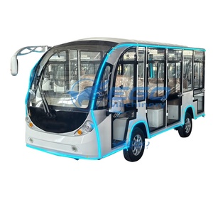 Autobús Eléctrico de Pasajeros de Alta Calidad de China, de 8 a 11 Plazas, para Recorridos Turísticos Urbanos, Autobús Escolar con Tiras de Luces LED de Colores - Product Image 1