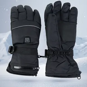 Waterproof & Windproof Snow cycle inverno bateria recarregável aquecida luvas internas motocicleta