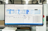 Máquina CNC Router ATC de Cuatro Procesos con Carga y Descarga Automática, Trituradora y Cepilladora de Madera, Línea de Producción de Muebles