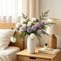 Tiges de fleurs artificielles en vrac pour la décoration de fêtes, banquets, hôtels, bureaux, événements, fournitures de bricolage florales, fausse verdure