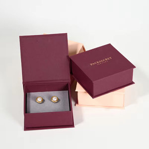 PackSecret - Caja de Regalo Plegable de Cartón Rígido Magnético Impresa Personalizada de Alta Calidad, Caja de Lujo para Joyería con Logotipo - Product Image 2