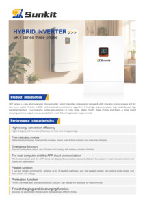 Sunkit Sistema Solar Trifásico con Opciones WIFI/4G Disponibles, Apto para Venta al por Mayor o al por Menor, Funciona con Batería y Sistema Solar - Product Image 5
