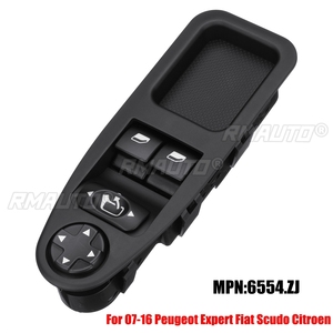 Botón de Control del Interruptor de Elevalunas Eléctrico para Automóvil 6554.ZJ para Fiat Scudo, Citroën Jumpy, Peugeot Expert y Master 2007-2016 - Product Image 2