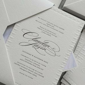 Invitaciones <span class=keywords><strong>de</strong></span> Boda <span class=keywords><strong>de</strong></span> Lujo al por Mayor con Impresión <span class=keywords><strong>de</strong></span> Logotipo Personalizado, <span class=keywords><strong>Papel</strong></span> <span class=keywords><strong>de</strong></span> Alta Calidad para Proveedores <span class=keywords><strong>de</strong></span> Eventos y Distribuidores Internacionales - Product Image 6