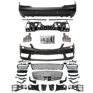 ชุดแต่งภายนอก W221 S63 อะไหล่รถยนต์สำหรับ <span class=keywords><strong>Mercedes</strong></span> <span class=keywords><strong>Benz</strong></span> S Class ปี 2004-2013 S550 <span class=keywords><strong>S500</strong></span> S350 Facelift ชุดแต่ง S63 <span class=keywords><strong>AMG</strong></span> - Product Image 2
