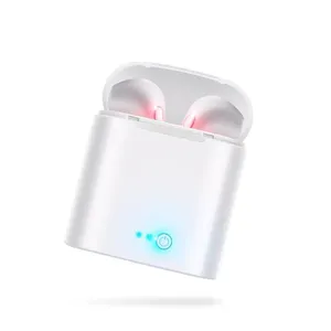 TWS I7s Earbud Mini Olahraga Stereo, Headphone Nirkabel Langsung dari Pabrik, Earphone Musik In-Ear Tahan Air